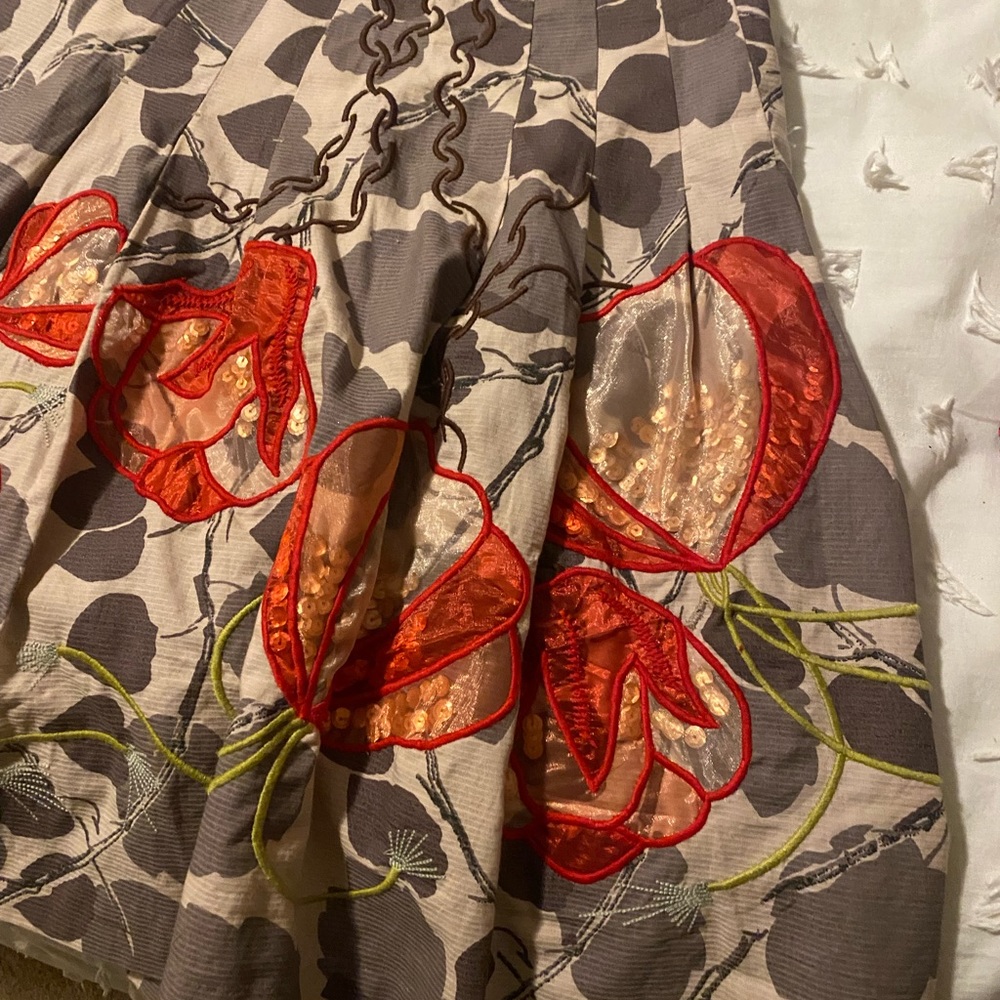 Anthropologie Pleated Skirt Size 2
